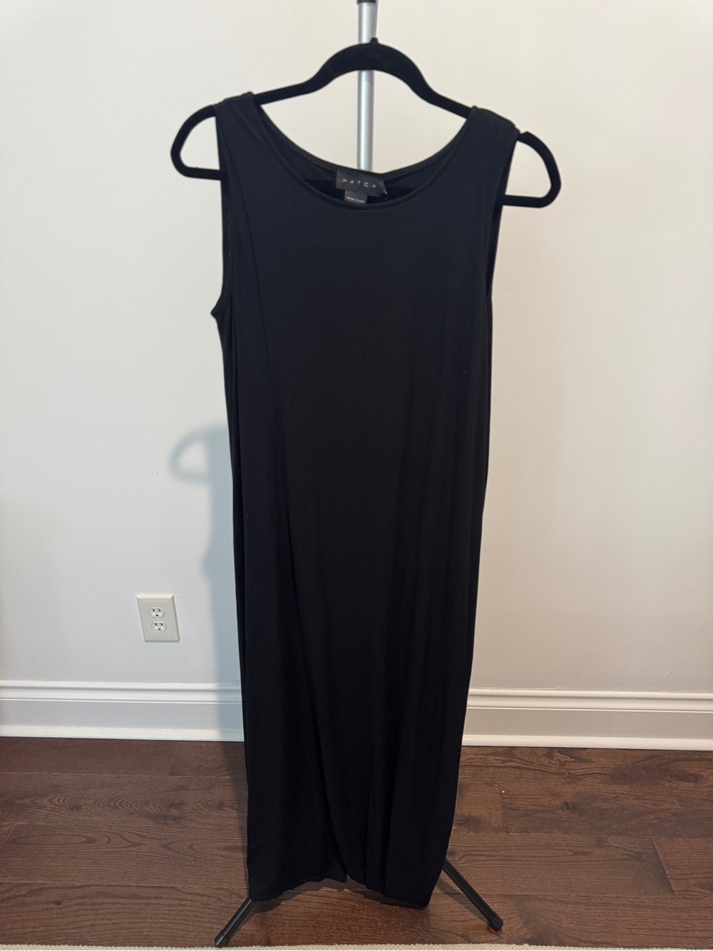Hatch Black Sleeveless Maxi Dress
